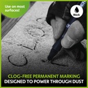 Tracer Twin Black Clog Free Marker set