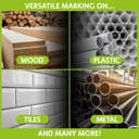 Tracer Twin Black Clog Free Marker set