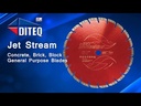 DITEQ JET STREAM TURBO DIAMOND BLADE
