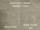 Aqua-Thane vs Aqua-Poxy on Liqui-Crete