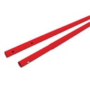 [MAR.<8.RED700524] Marshalltown Aluminum Powder Coated Button Pole (Red, 6', Button 1-3/4")