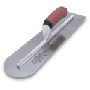 [MAR.<2.MXS66RED] Marshalltown 4" Round Front Carbon Steel Trowel (16")