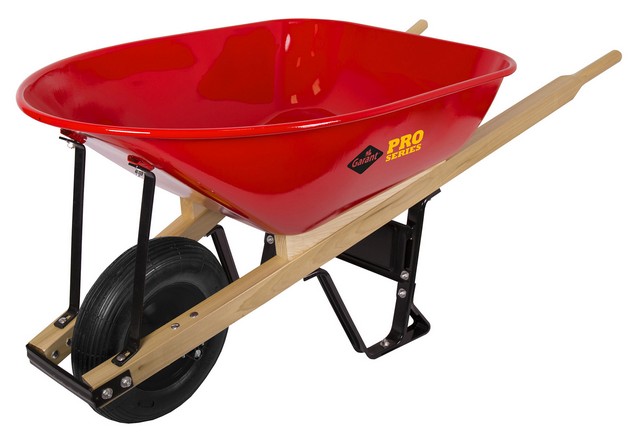 Garant Industrial Series 6 cu ft Wheelbarrow w/ Air Tire