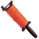 [KRA.<2.BC346D] Kraft 500' (1/2 lb) Orange Braided Nylon Mason Line w/ Winder