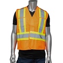[PIP.<2.TSV2OG18L] PIP High Visibility Orange CSA Traffic Vest (Large)