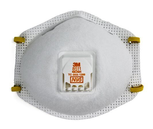 3M 8511 N95 Dust Mask w/ Valve