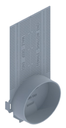 [ACO.WH.96822] ACO KlassikDrain K100 Universal End Cap/4" Outlet (non-stock)