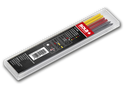 [KES.<2.66046120] Sola Deep Hole Marker Refill (2x Yellow | 2x Red | 2x Graphite)