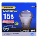 [TLW.<2.140422] LightWay 15W=100W A19 LED Light Bulb 2pc