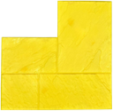 [VIE.ST.STLA-Y] Vieira Large Ashlar Slate Concrete Stamp (Rigid - Yellow)