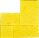 [VIE.ST.STLA-Y] Vieira Large Ashler Slate Concrete Stamp (Rigid - Yellow)