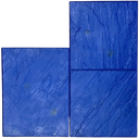 [VIE.ST.STLA-B] Vieira Large Ashlar Slate Concrete Stamp (Rigid - Blue)