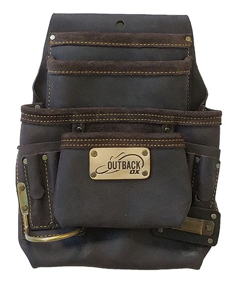 Ox Pro 10 Pocket Oil-Tanned Leather Tool Pouch