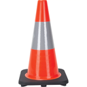[PLS.WH.TC18] Traffic Cone with Reflective Collar (18", 6")