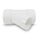 [TLW.W2.040304] PVC 4" Wye (Hub x Hub x Hub)