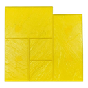 [VIE.ST.STSA-Y] Vieira Small Ashler Slate Concrete Stamp (Rigid - Yellow)