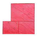 [VIE.ST.STGA-R] Vieira Grand Ashlar Slate Concrete Stamp (Rigid - Red)