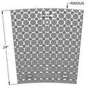 [OUC.WH.TPR17-UC] OUC Cast Iron Tactile Plate - Radius (17.5')