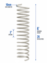 [VRD.YD.SP10m12] V-Rod Glass Fiber Reinforced Polymer (GFRP) Spirals (12")