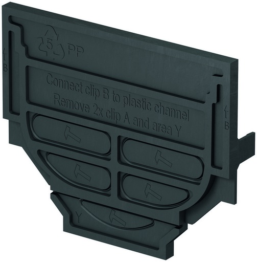 [ACO.<2.319288] ACO Hexaline/Drainline 100 Black End Cap