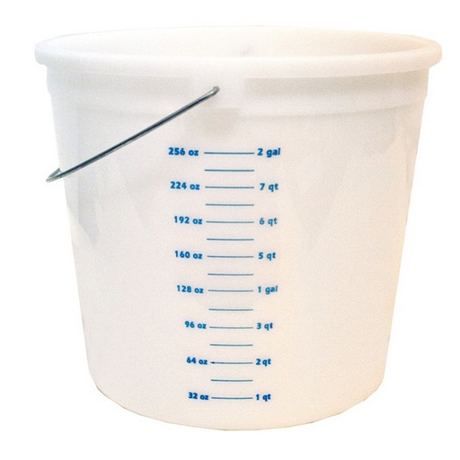[KRA.WH.GG470] Kraft 10 qt Measuring Pail / Bucket