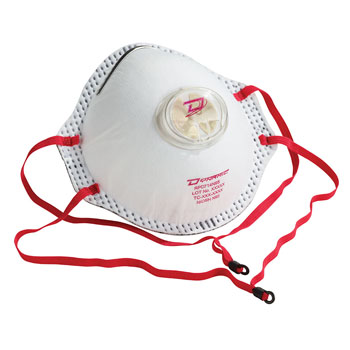 [PIP.<2.RPD714N95] DSI Standard N95 Dust Mask w/ Valve 10pc
