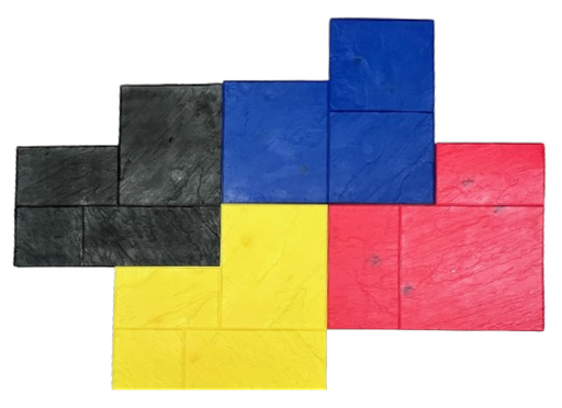 Vieira Large Ashlar Slate Concrete Stamp