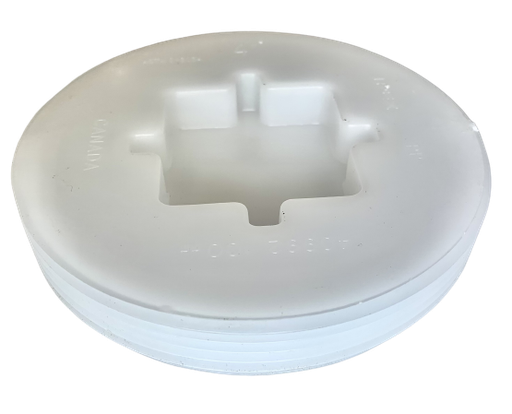 PVC 4" Flush Plug MPT