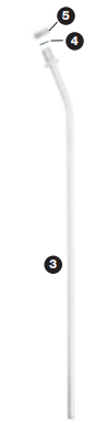 [OXT.<2.P049310] Ox Pro Concrete Sprayer Replacement Supply Tube