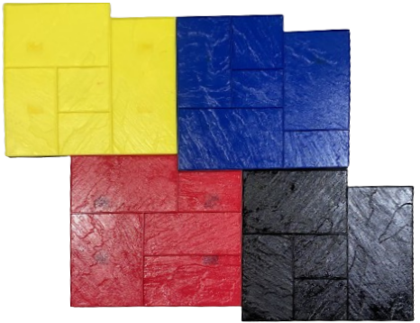 Vieira Small Ashlar Slate Concrete Stamp