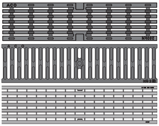 ACO DrainLok K100/KS100 Grate (non-stock)