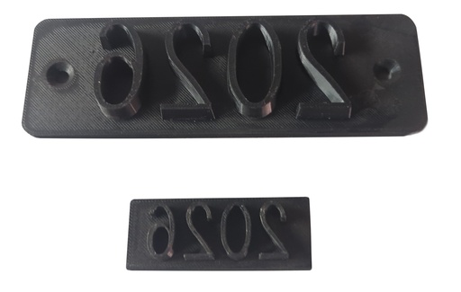 3D Printed Date Insert