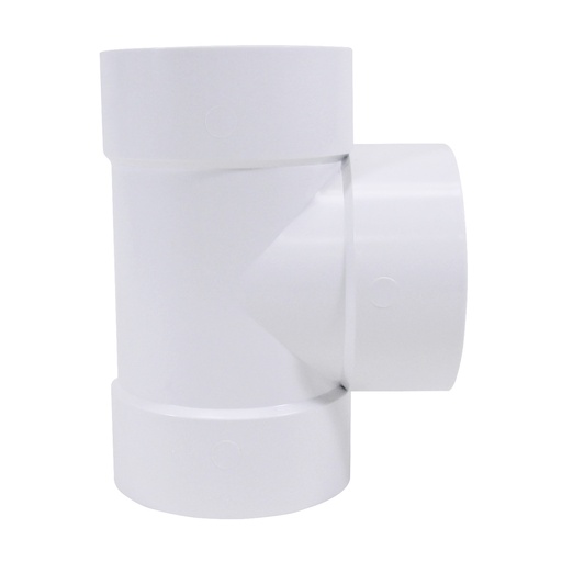 [TLW.WH.040104] PVC 4" Straight Tee